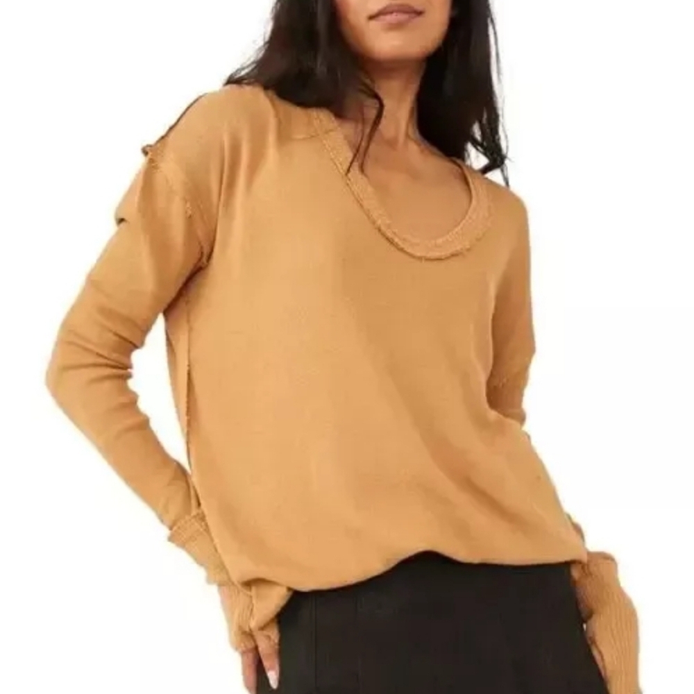We The Free Colby Oversized Scoop Neck Top